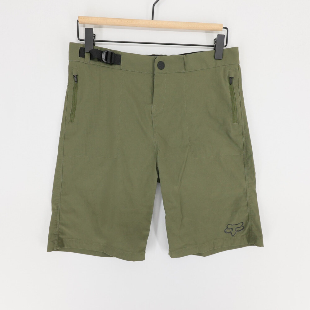Fox Ranger Shorts Youth 28 Green Mountain Bike MTB Ripstop Cinch Waist
